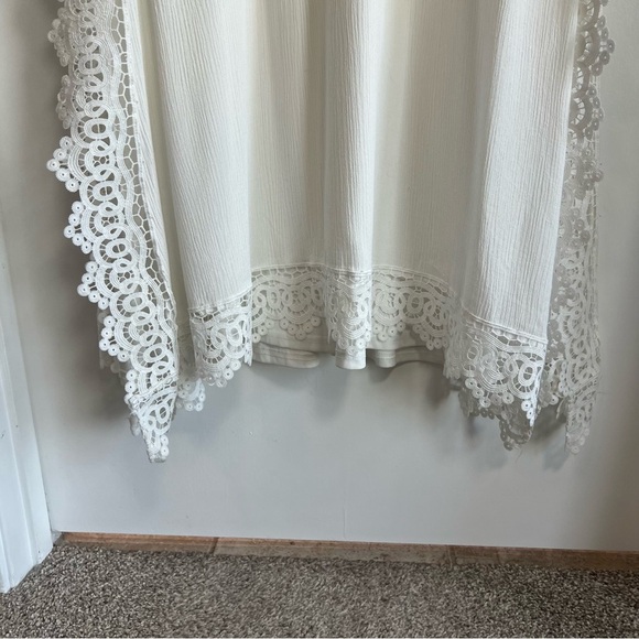 Lulus Sweeten the Occasion White Lace Short Sleeve Maxi Dress, Size XL - Picture 7 of 15